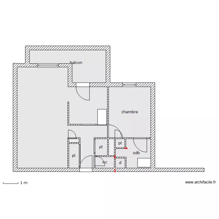 chambery. Plan de chambery. Plan de