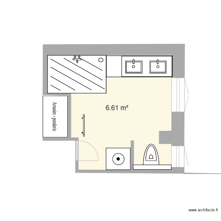 salle de bain 93310. Plan de 0 pièce et 0 m2