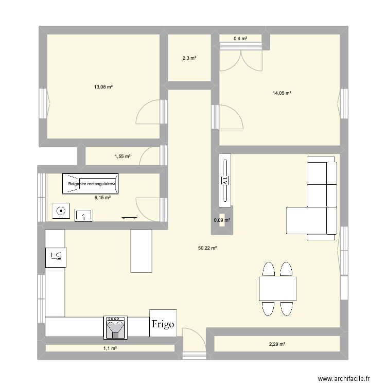 Appart julien. Plan de 0 pièce et 0 m2