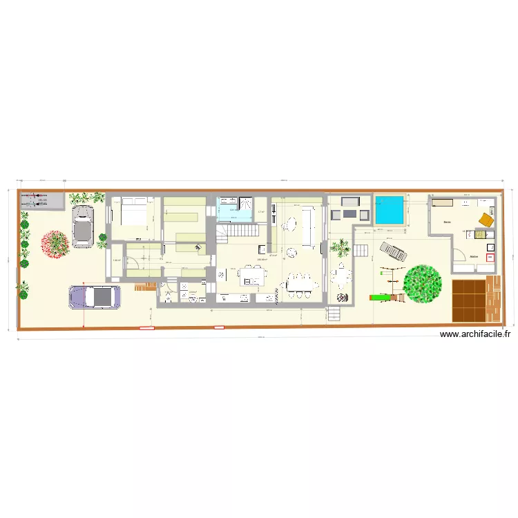 Projet 20200722 avec mur salon. Plan de 