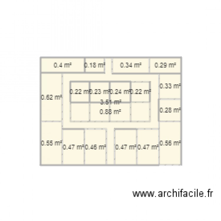 nveau batiment binets. Plan de 0 pièce et 0 m2