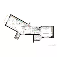 Plan projet 1 appartement P&ecirc;cheux