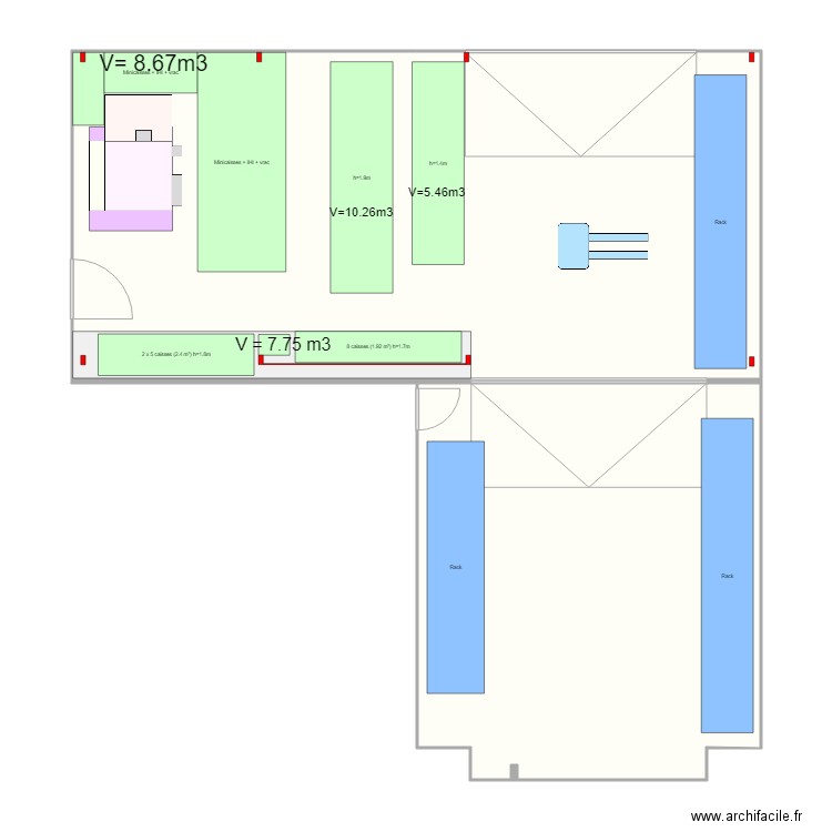 UAP 1 Réception 1 v1. Plan de 0 pièce et 0 m2