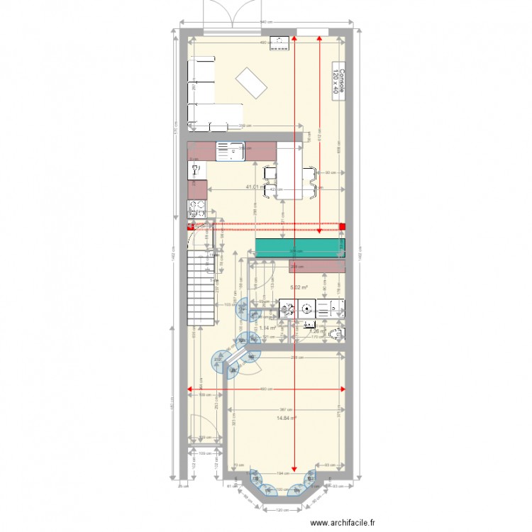 Essai97LeathwaiteLastVersionCuisineTest. Plan de 0 pièce et 0 m2