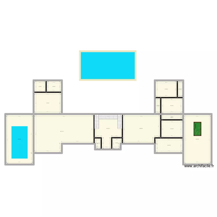 MANOIR GARAUX RDC. Plan de 