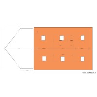 trugalle 2023 Etage Projet 2 chambres 6ml avec toiture