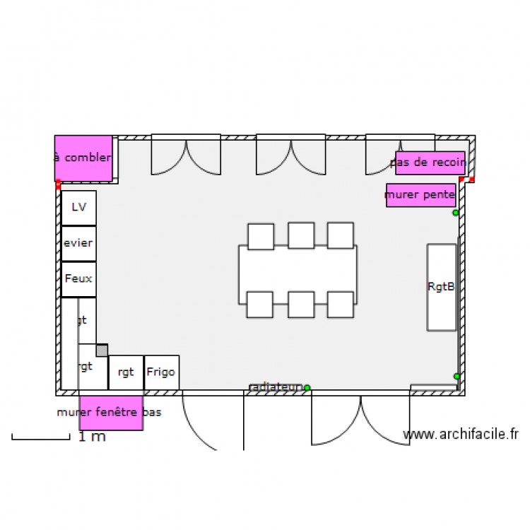 CUISINE dans VERANDA  février 2014. Plan de 0 pièce et 0 m2