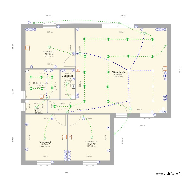 Limousin. Plan de 0 pièce et 0 m2
