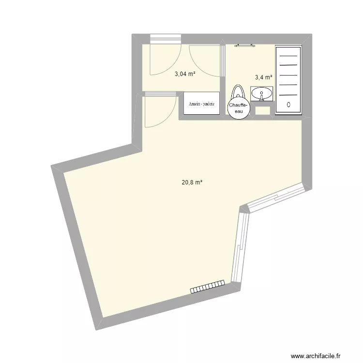 Projet Le Perreux vide. Plan de 