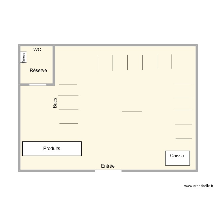 BASE 54 PLAN DE CAMPAGNE. Plan de 2 pièces et 59 m2