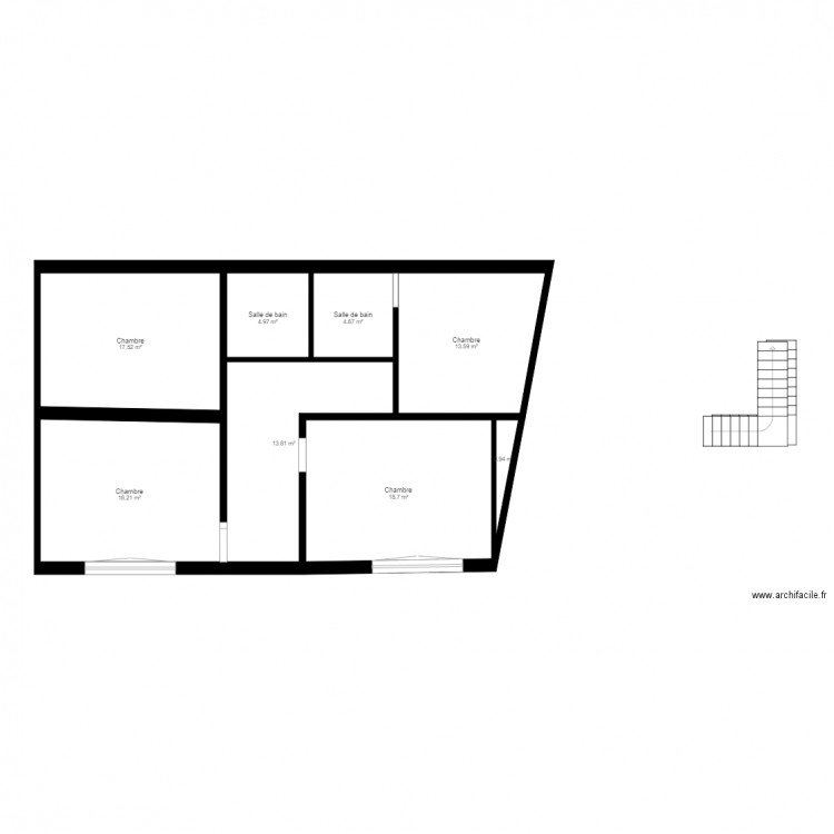 delporte 2 eme. Plan de 0 pièce et 0 m2