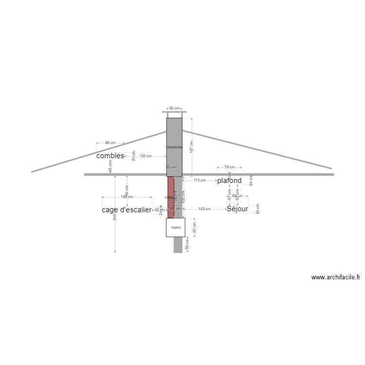 projet insert. Plan de 0 pièce et 0 m2