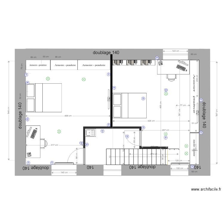 appartement Gournay permis de construire. Plan de 0 pièce et 0 m2