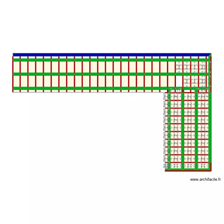 Plan terrasse. Plan de 