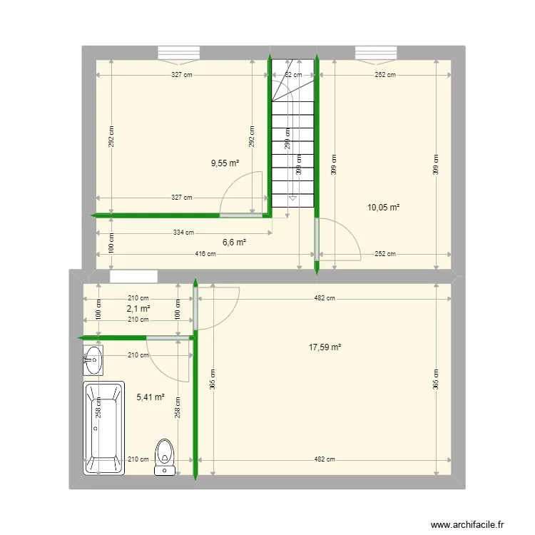 Aménagement nu M2 Etage. Plan de Aménagement nu M2 Etage. Plan de