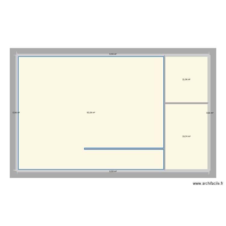 Remi etage. Plan de 0 pièce et 0 m2