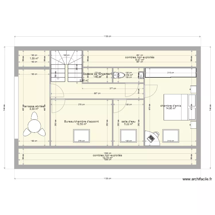 Aménagement étage au 10 nov 2021 V2. Plan de Aménagement étage au 10 nov 2021 V2. Plan de
