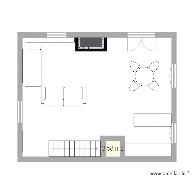 Salon Gitano . Plan de 0 pièce et 0 m2