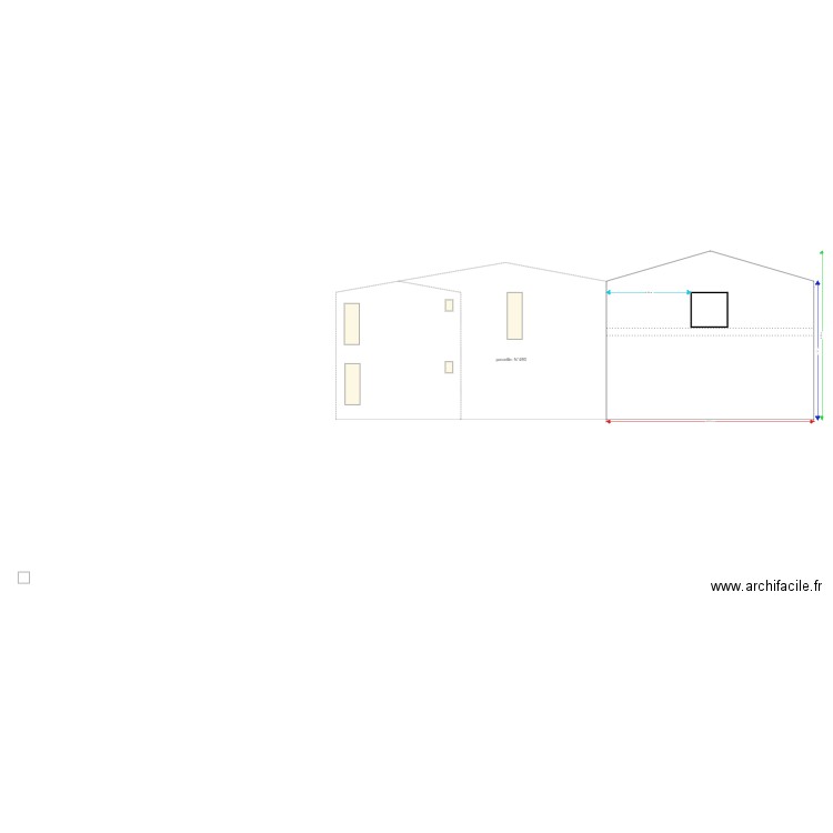 face est existant trilla1. Plan de 0 pièce et 0 m2