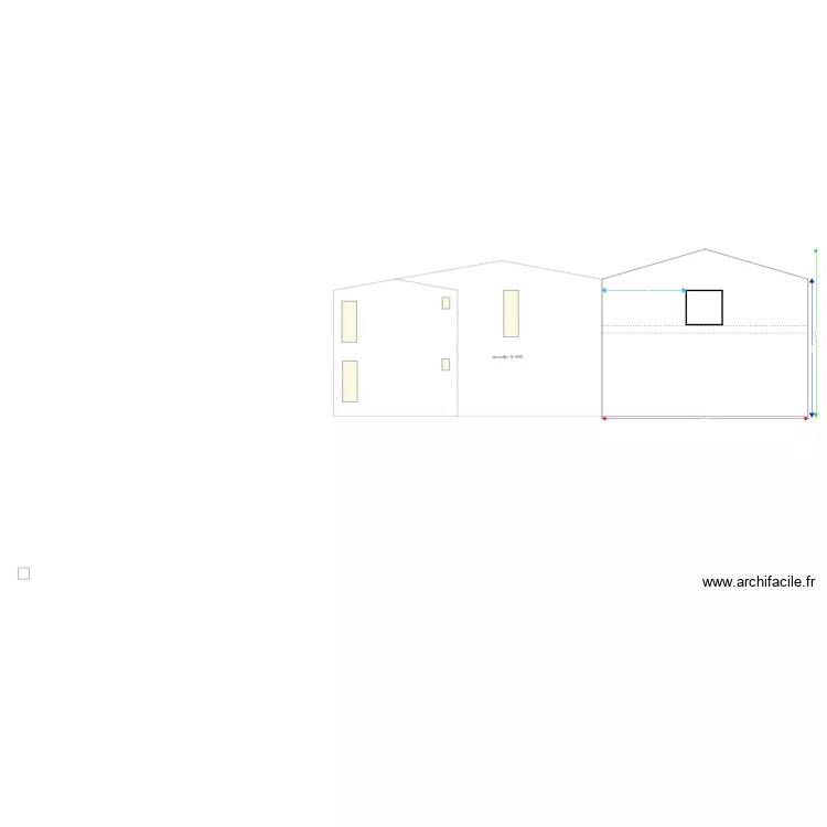 face est existant trilla1. Plan de 