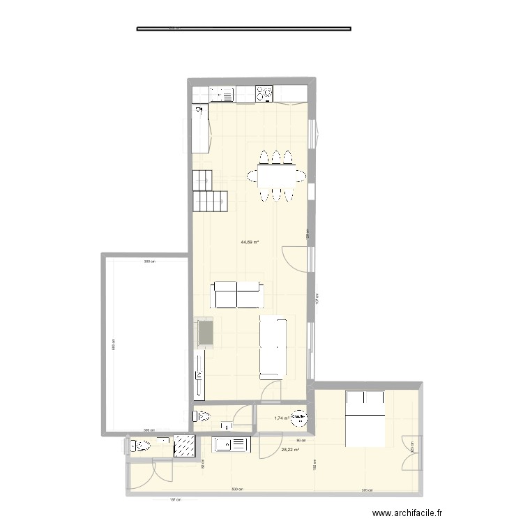 RAVOUX RDC AVEC GARAGE 2. Plan de 0 pièce et 0 m2