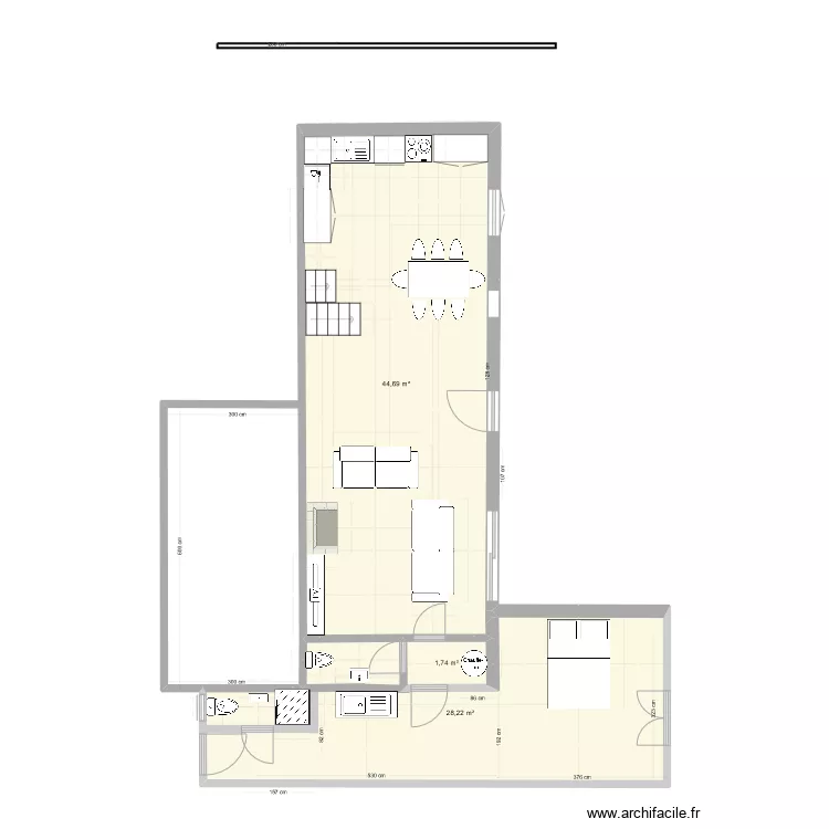 RAVOUX RDC AVEC GARAGE 2. Plan de RAVOUX RDC AVEC GARAGE 2. Plan de