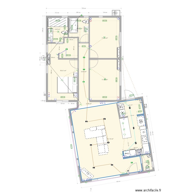 amenagemeninterrieur. Plan de 0 pièce et 0 m2