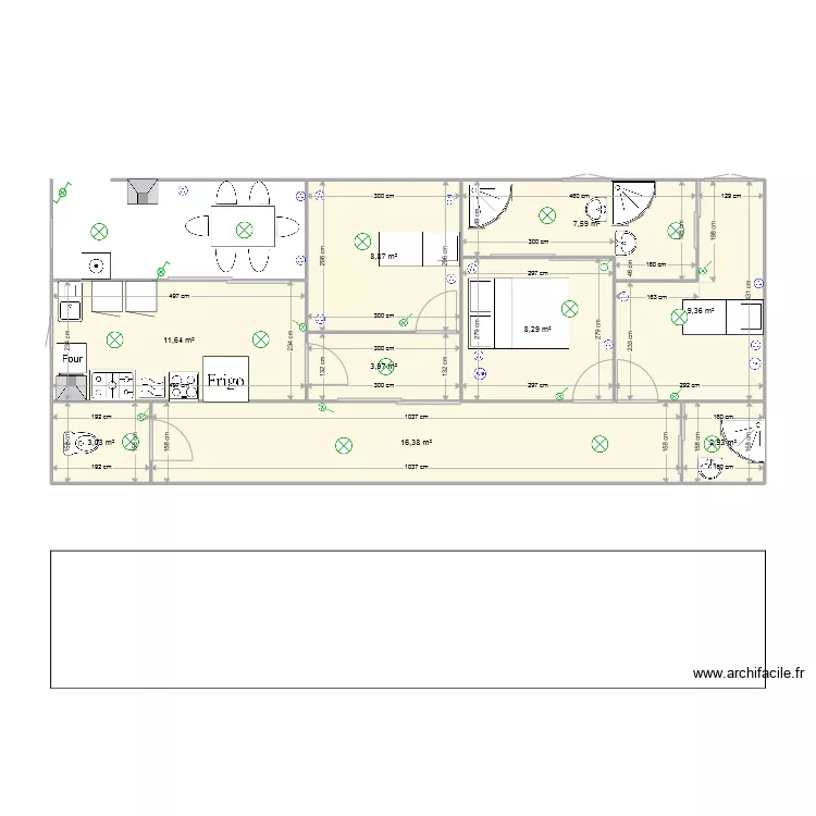 JOHAN ROBERT ELCTRICITE. Plan de 