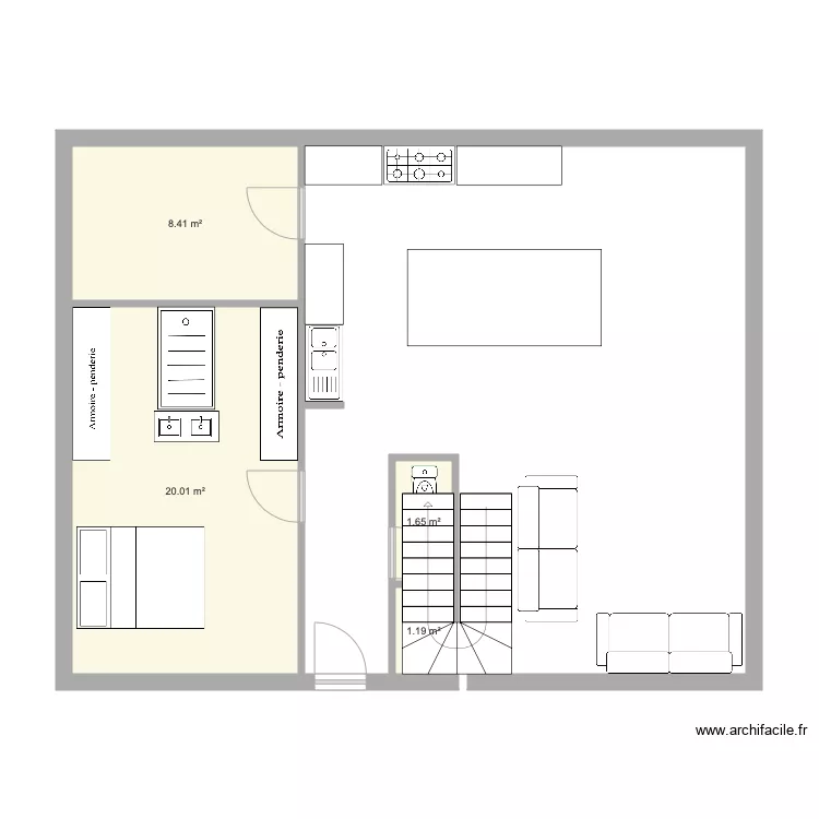 chalet 2. Plan de 