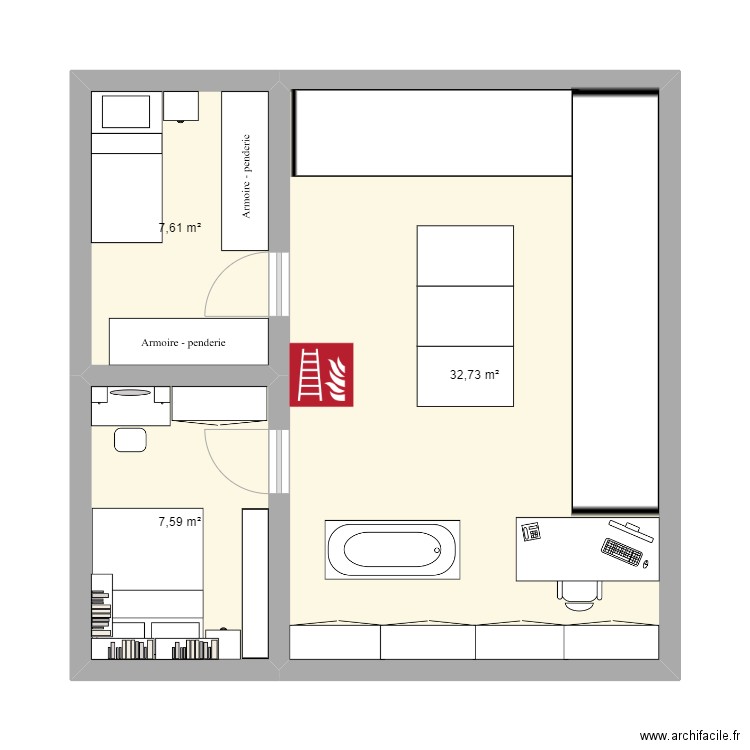 JDR. Plan de 0 pièce et 0 m2