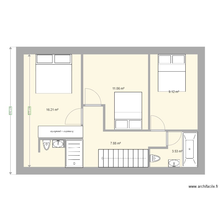 st cergue. Plan de 0 pièce et 0 m2