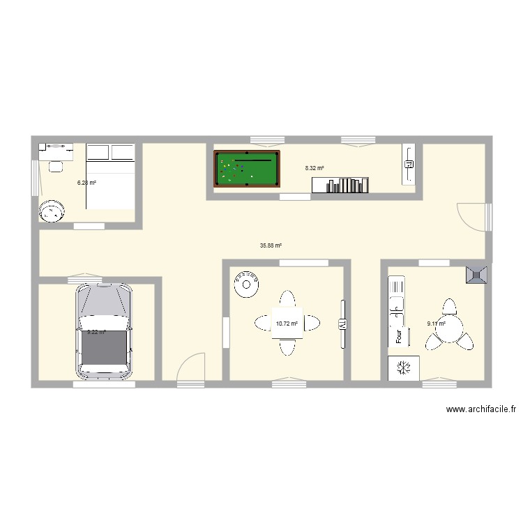 espagnol casa. Plan de 0 pièce et 0 m2