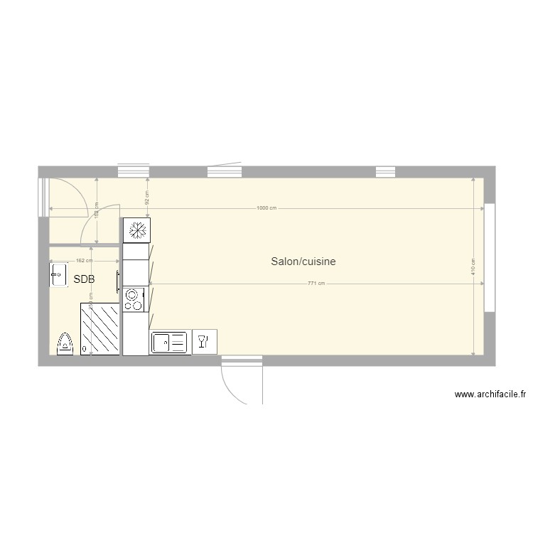 garage Chéloup 2. Plan de 0 pièce et 0 m2