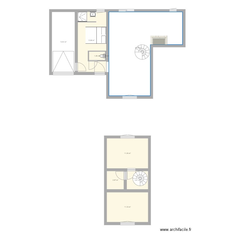 Rez de chaussée 101. Plan de 0 pièce et 0 m2