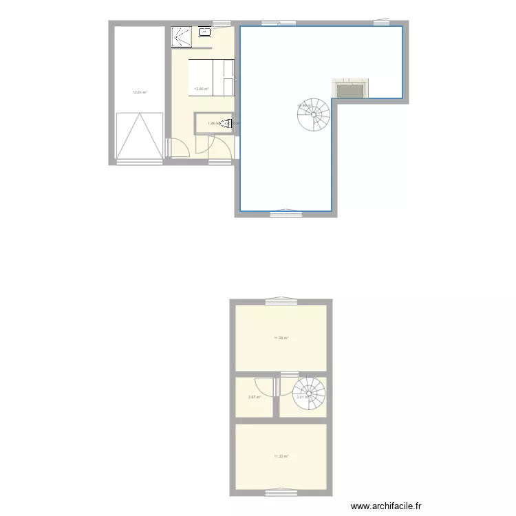 Rez de chauss&eacute;e 101. Plan de 