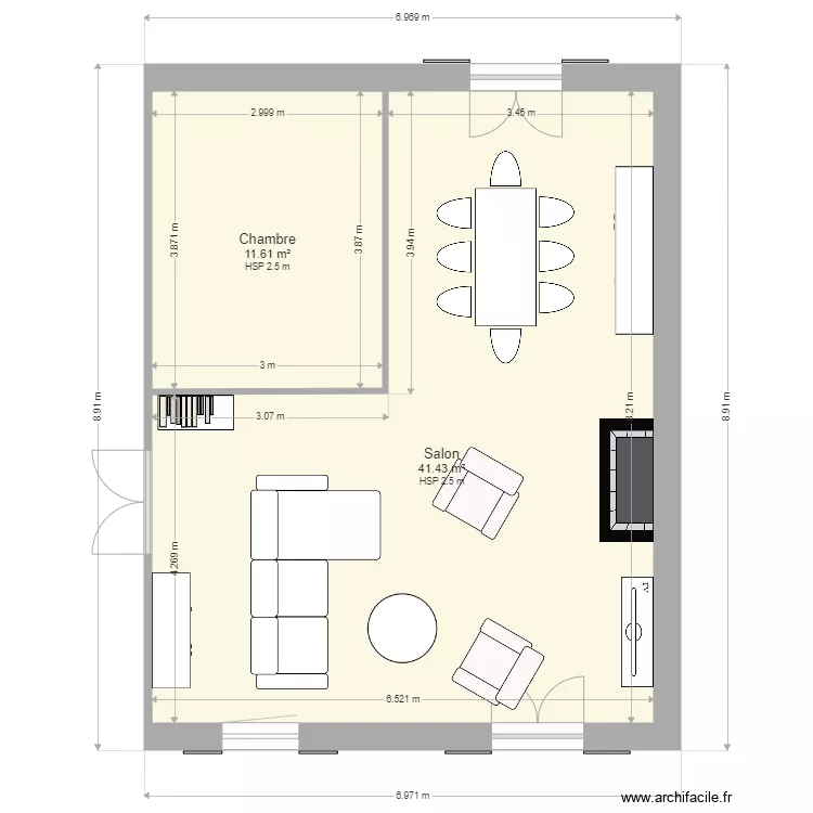 Saint Palais. Plan de 