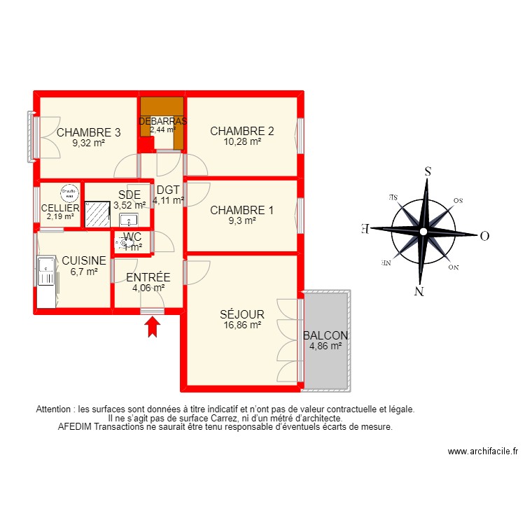 BI12166 - . Plan de 0 pièce et 0 m2