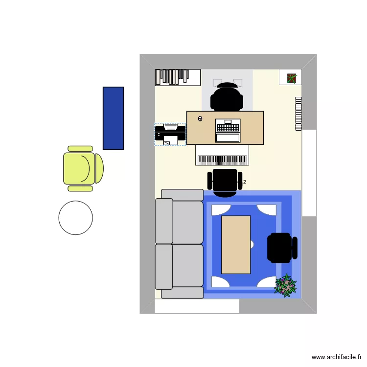 bureau à la maison2. Plan de bureau à la maison2. Plan de