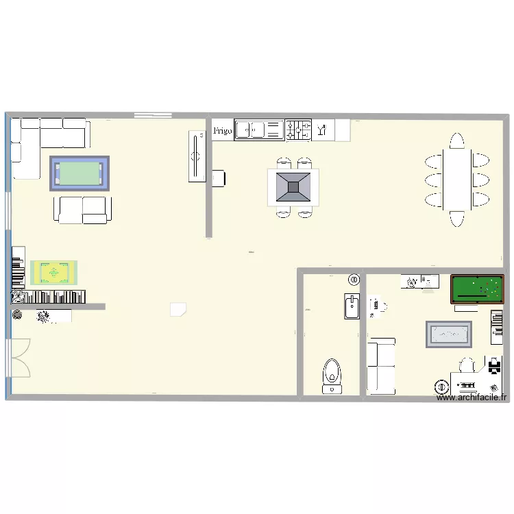 ma maison. Plan de 
