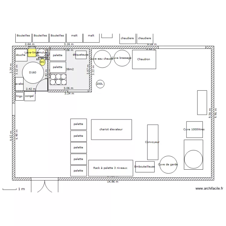 PROJET RDC HANGAR 2. Plan de PROJET RDC HANGAR 2. Plan de