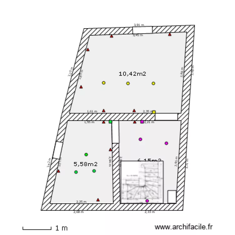 2eme etage avec elect. Plan de 2eme etage avec elect. Plan de