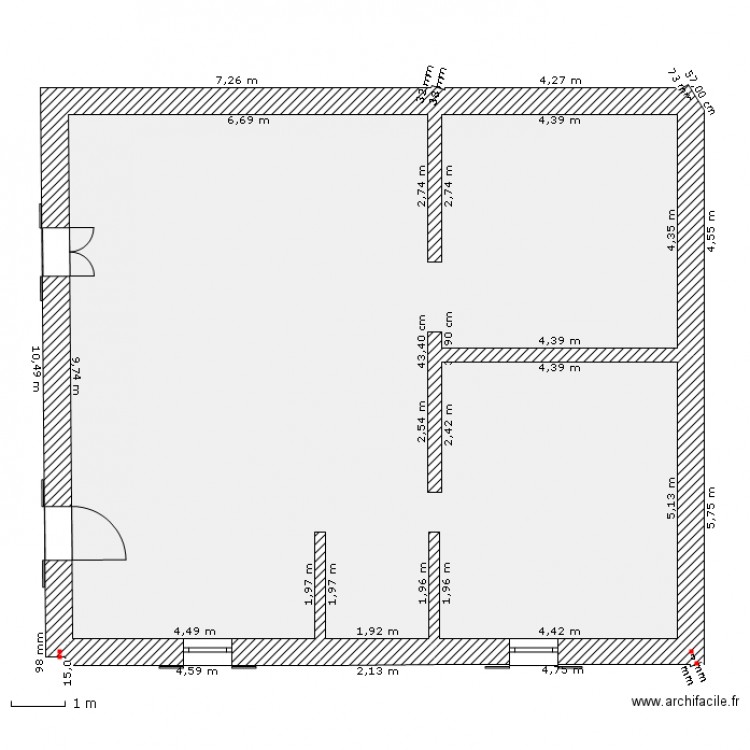 marius. Plan de 0 pièce et 0 m2