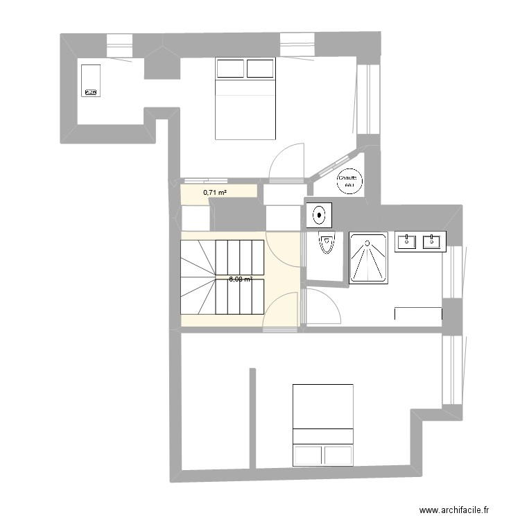 Etage_parents_Barraux V2. Plan de 0 pièce et 0 m2
