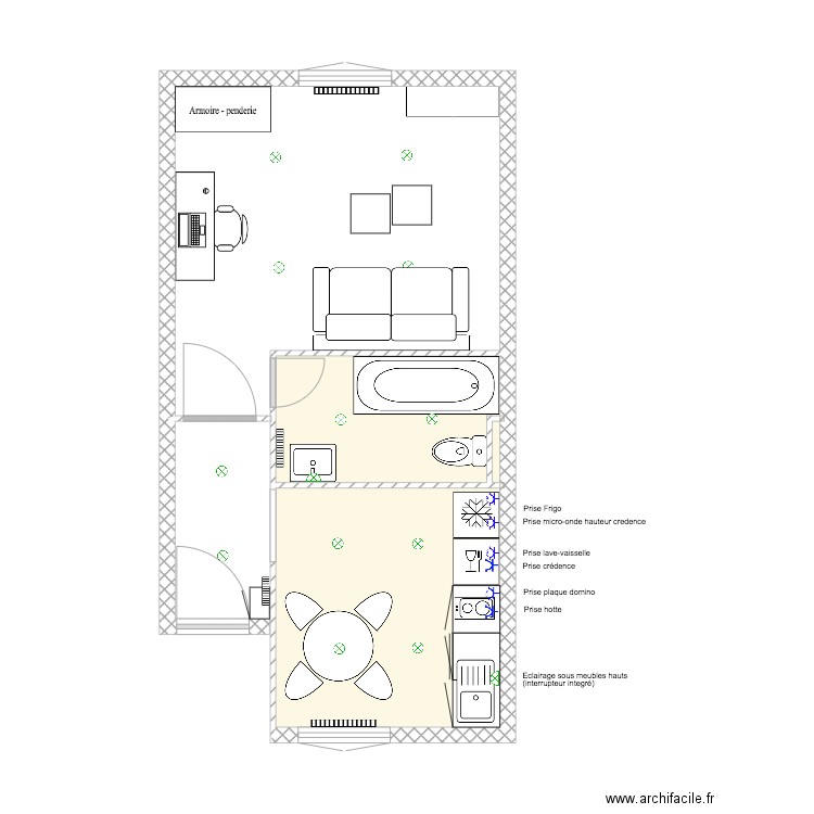 LOG 4 Villeurbanne version 1. Plan de 0 pièce et 0 m2