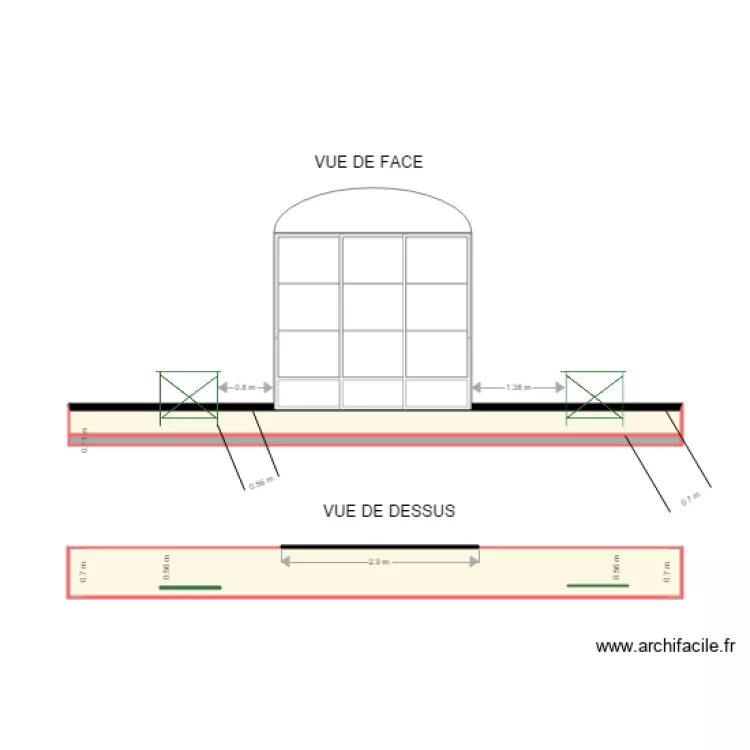 VUE DE FACE V2. Plan de VUE DE FACE V2. Plan de