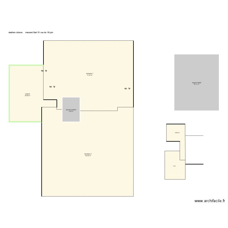 villa du 18 juin macarel   x2. Plan de 0 pièce et 0 m2