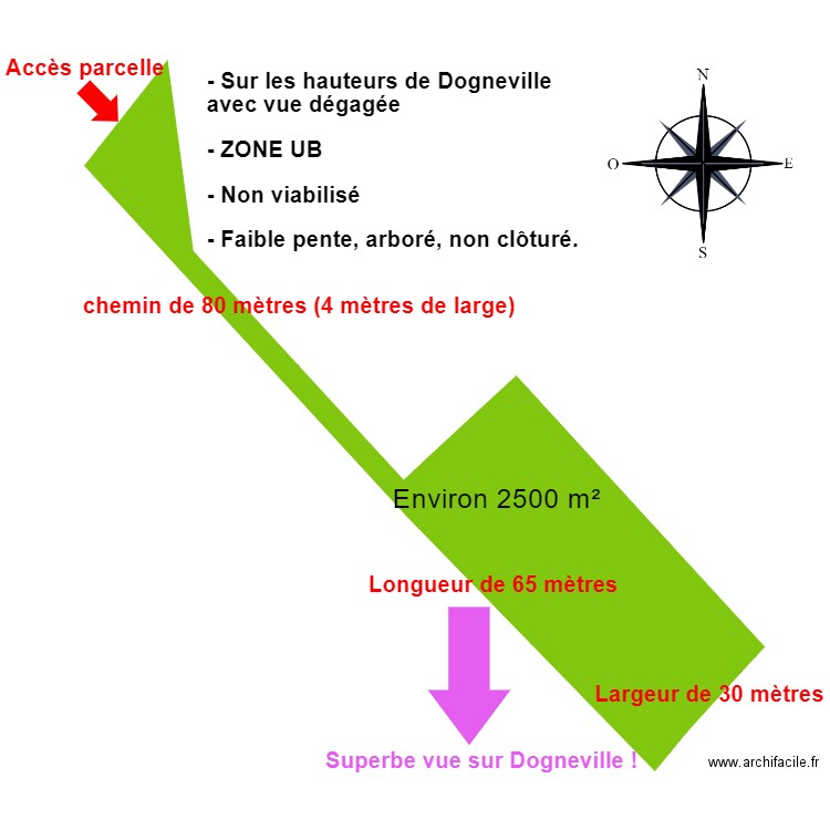 terrain julien. Plan de 0 pièce et 0 m2