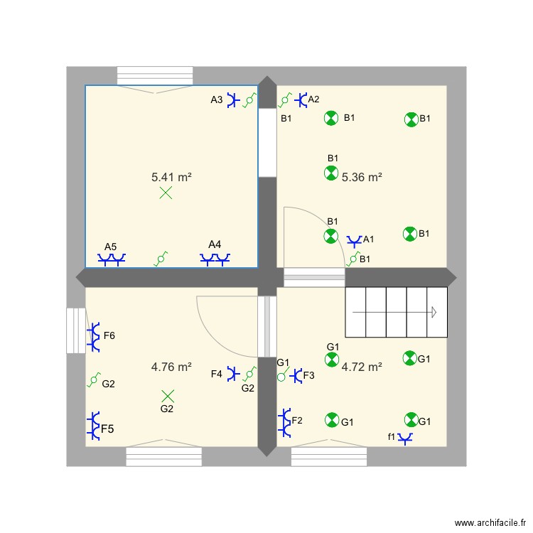 etage hurlevent. Plan de 0 pièce et 0 m2