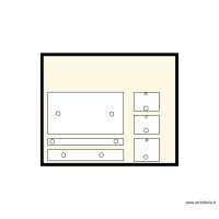 tv murale placo niche 1