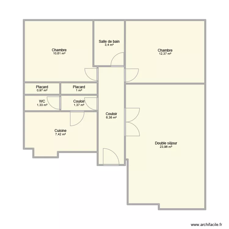 Plan banqueroute initial. Plan de 10 Pièces et 69 m² Plan banqueroute initial. Plan de 10 Pièces et 69 m²